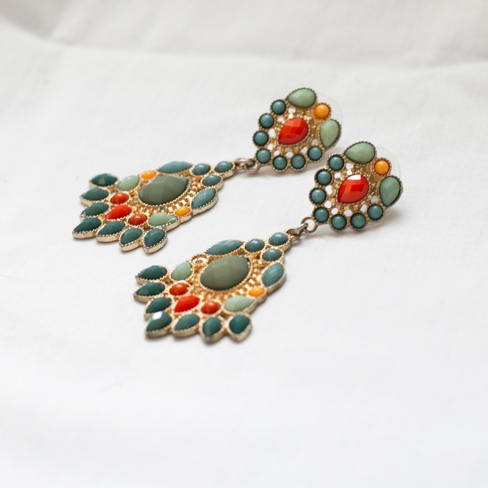 Intricate Jewel Earrings